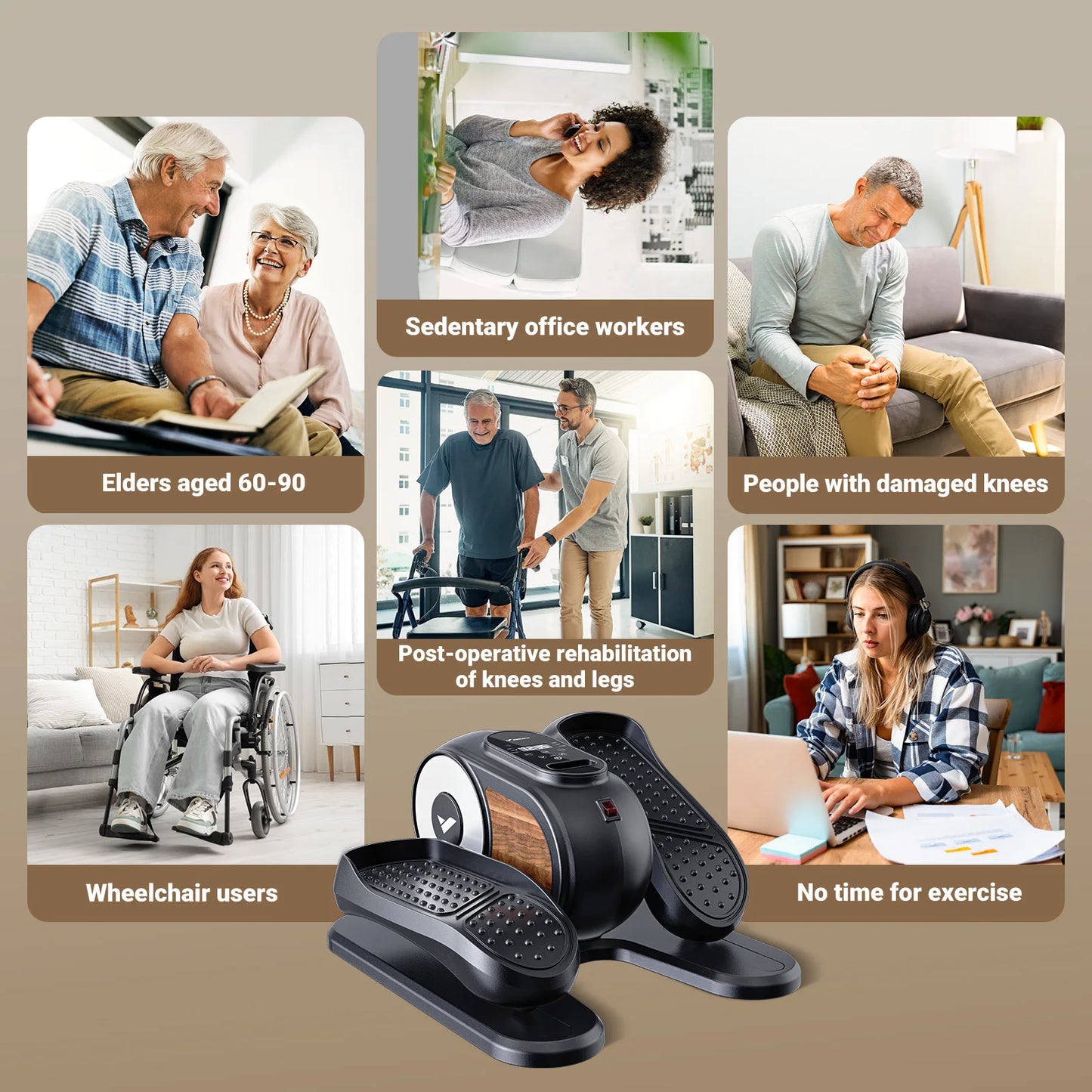 Under-Desk Fitness Elliptical™