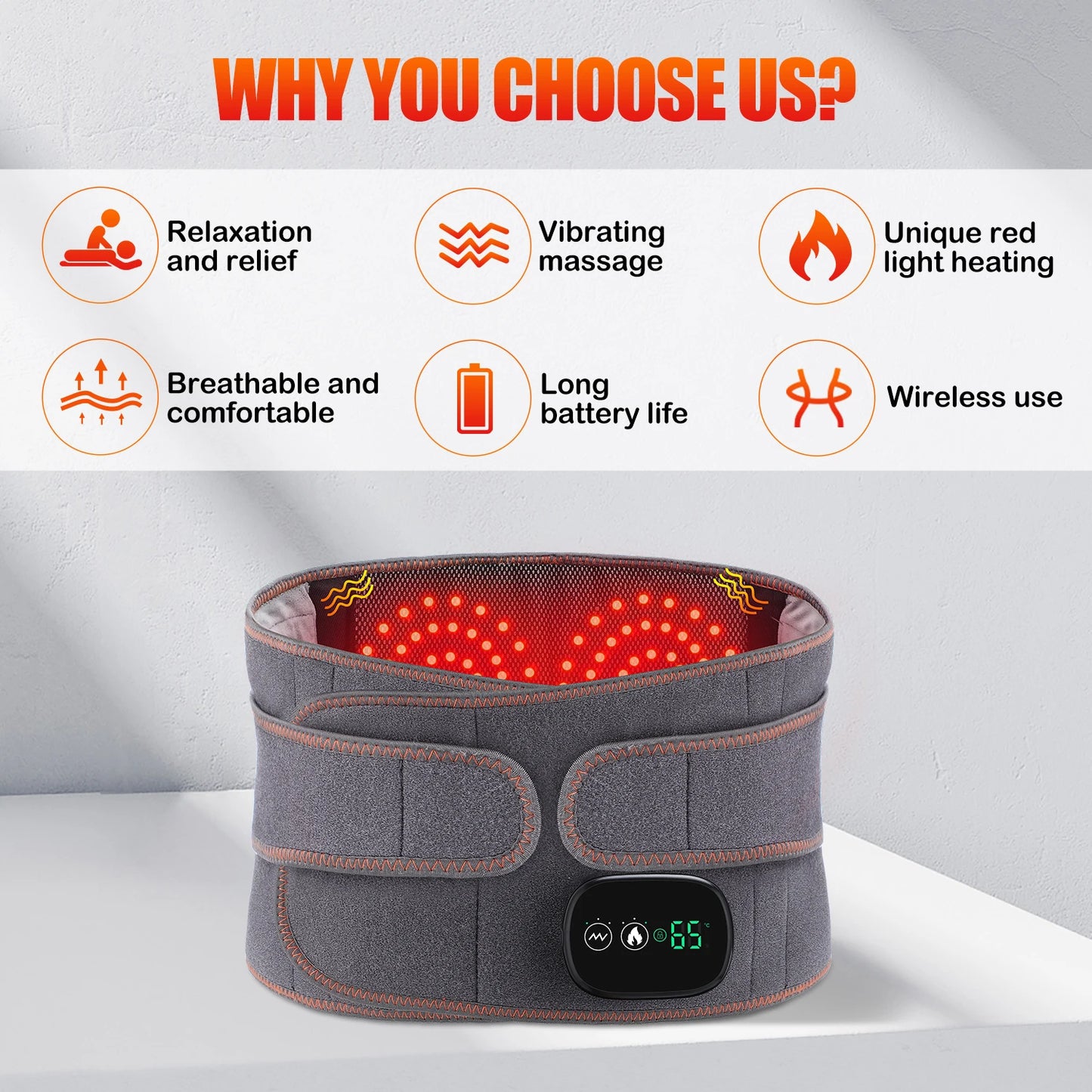 Lumbar Relief Massage Belt™