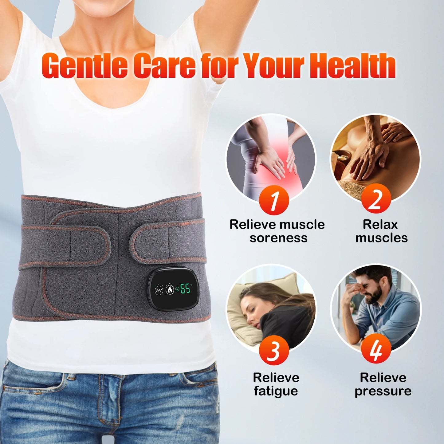 Lumbar Relief Massage Belt™