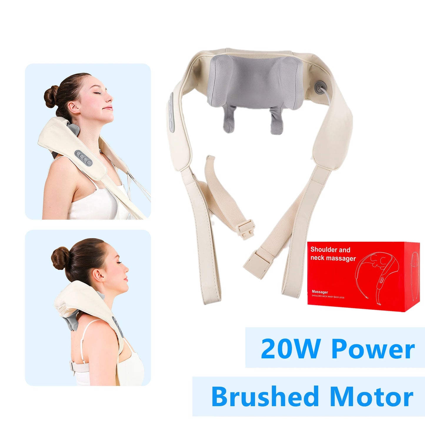 Luxury Wireless Neck & Shoulder Massager™