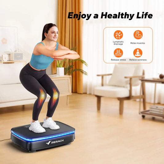 ✅ MERACH Vibration Plate – Real People. Real Results. Fast Relief & Daily Energy