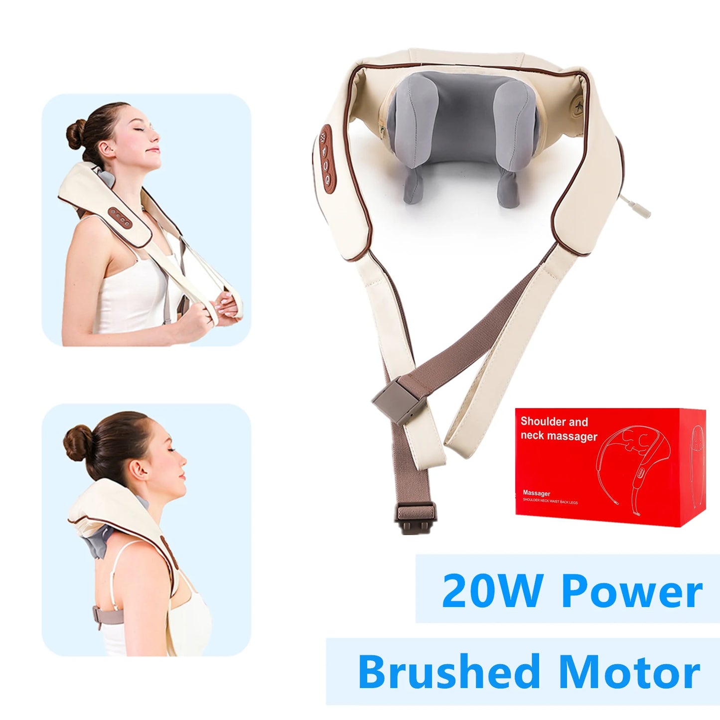 Luxury Wireless Neck & Shoulder Massager™
