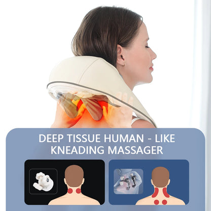 Luxury Wireless Neck & Shoulder Massager™