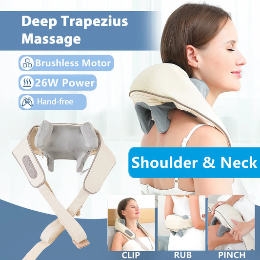 Luxury Wireless Neck & Shoulder Massager™